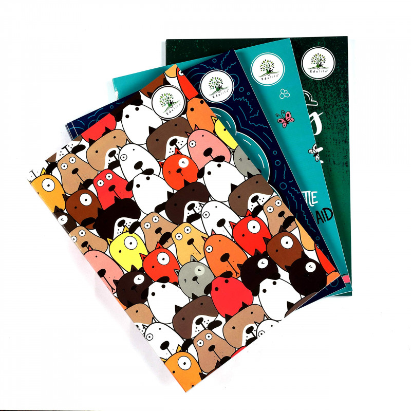 A4 Register Single Line Writing book with Page Number-220