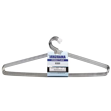Amarshri Mild Steel Chrome Plating Hangers for Clothes II Ru