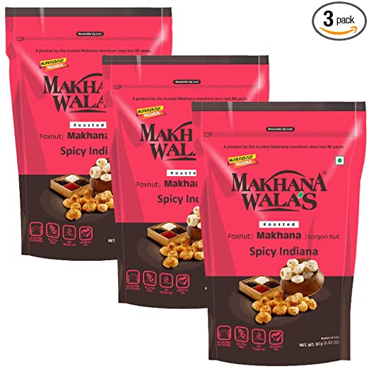 Makhanawalas Roasted & Flavoured Makhana (Foxnuts) | Gorgon