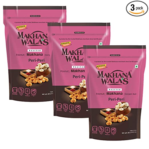 Makhanawalas Roasted & Flavoured Makhana (Foxnuts) | Gorgon