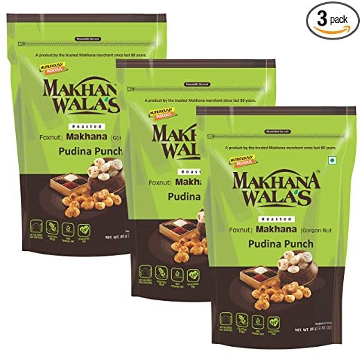 Makhanawalas Roasted & Flavoured Makhana (Foxnuts) | Gorgon