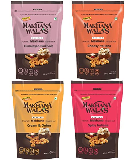 Makhanawala’s Roasted & Flavoured Makhana/ Water Lilly Pops 