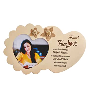 Personalised Engraved Wooden Photo Frame 8 X 13