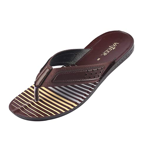 VAJEER Mens Flip- Flip Slippers | Classy House Slipper |Out
