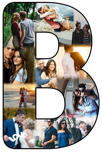 Peronalised Photo Frame Collage | Photo Print Included | Sha