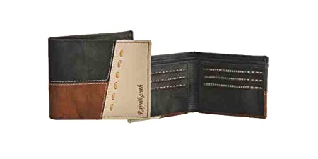 Personalised Leather Wallet with Your Name | Wallet for Men 