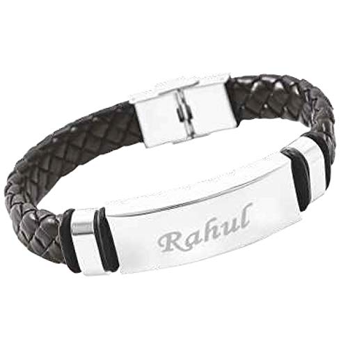 Mens Bracelet | Bracelet for Men |Black & Silver Bracelet f