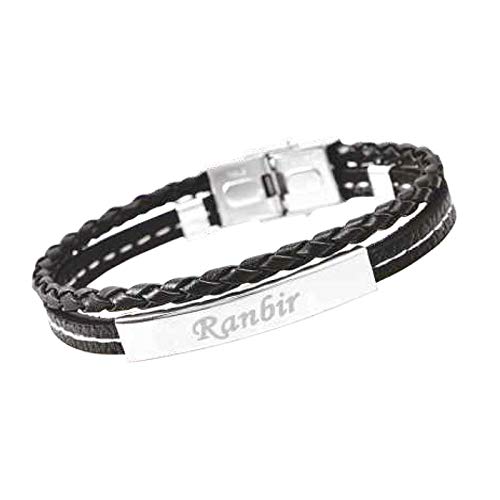 Mens Bracelet | Bracelet for Men |Black & Silver Bracelet f