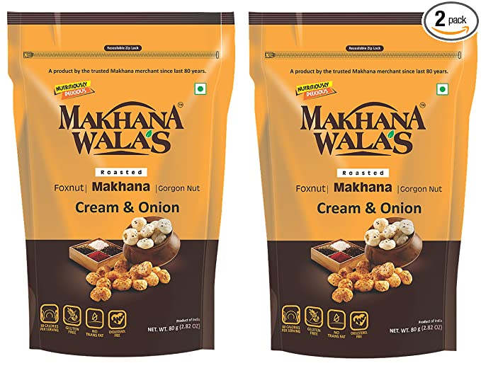 Makhanawala’s Roasted Makhana (Foxnuts)/ Gorgon nut |Cream O
