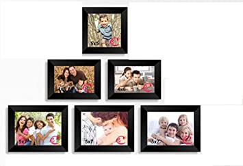Personalized Black Wooden Photo Frame & Acralic Sheet | 1 Un