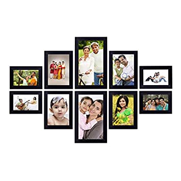 Personalized Black Wooden Photo Frame & Acralic Sheet |2 Uni