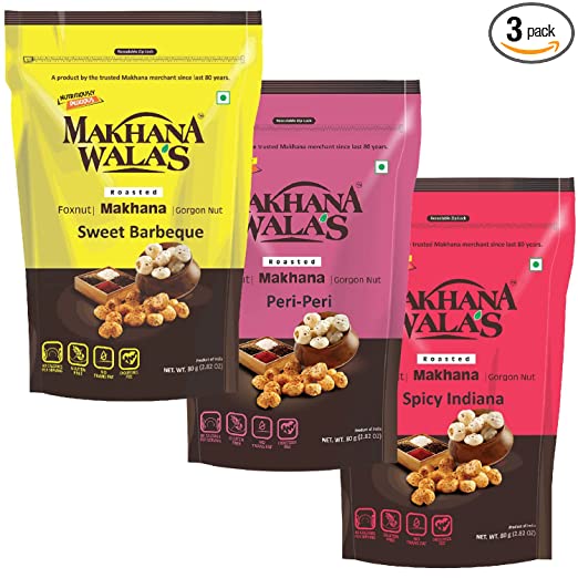 Makhanawalas Roasted & Flavoured Makhana (Foxnuts) | Gorgon